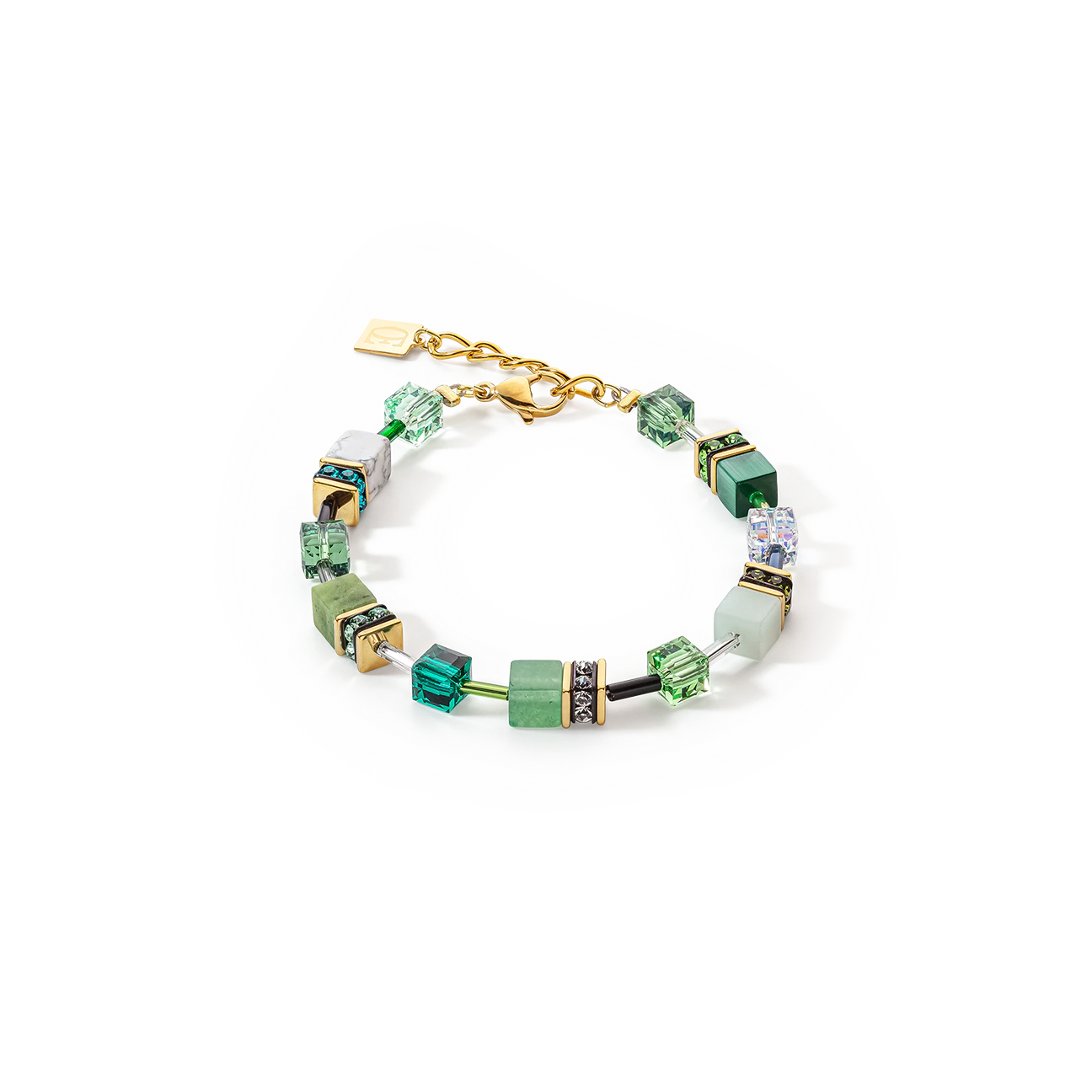 Coeur de Lion Armband - Goldcolour-Green 4905/30-0500