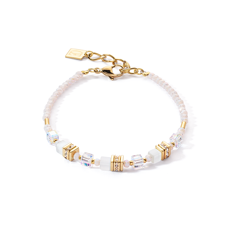 Coeur de Lion Armband - White-Goldcolour 4565/30-1416