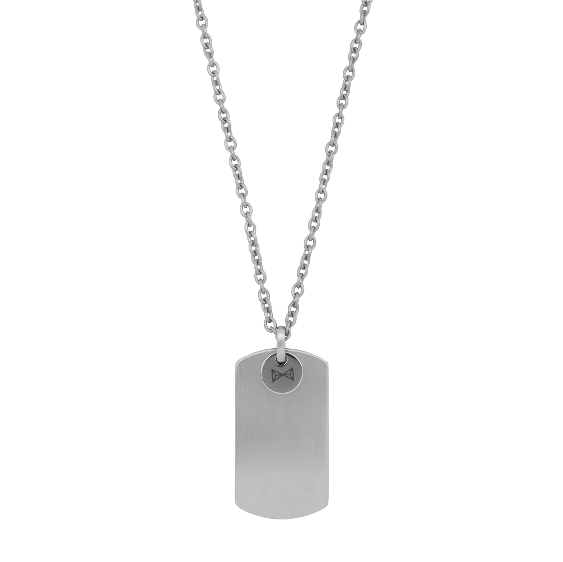 AZE Jewels Necklace Dogtag Plate - Inox collier AZ-NL008-A-080