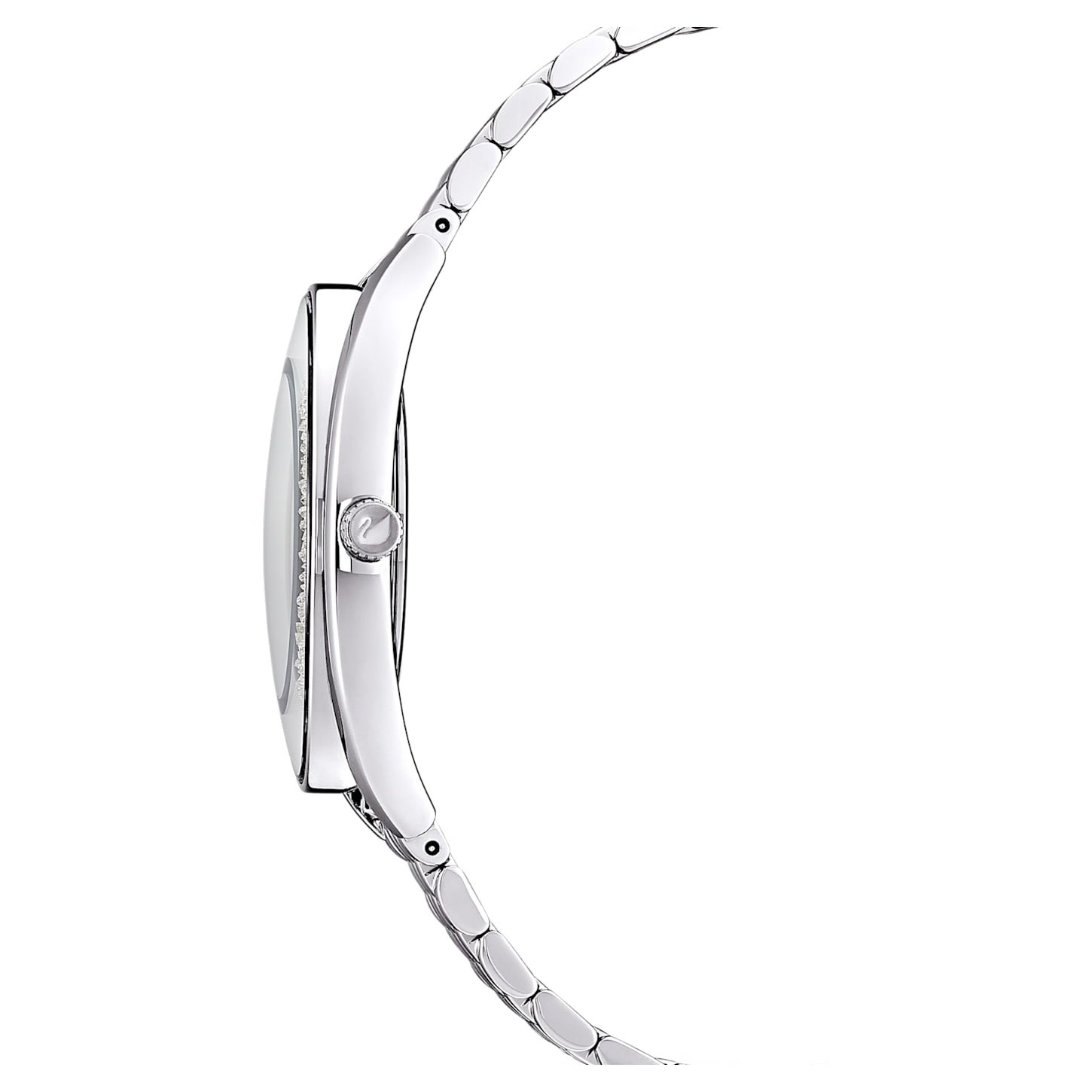 Swarovski Crystalline Aura dameshorloge Swiss made Zilverkleurig, Wit 5519462