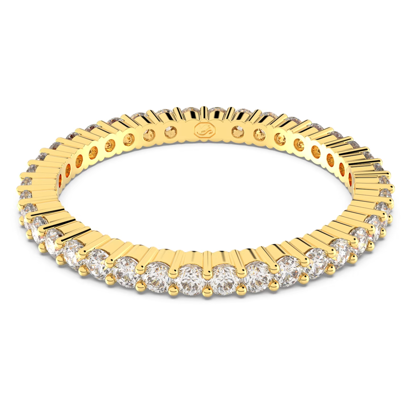 Swarovski Matrix ring Vittore Round Cut  Goudkleurig/Wit