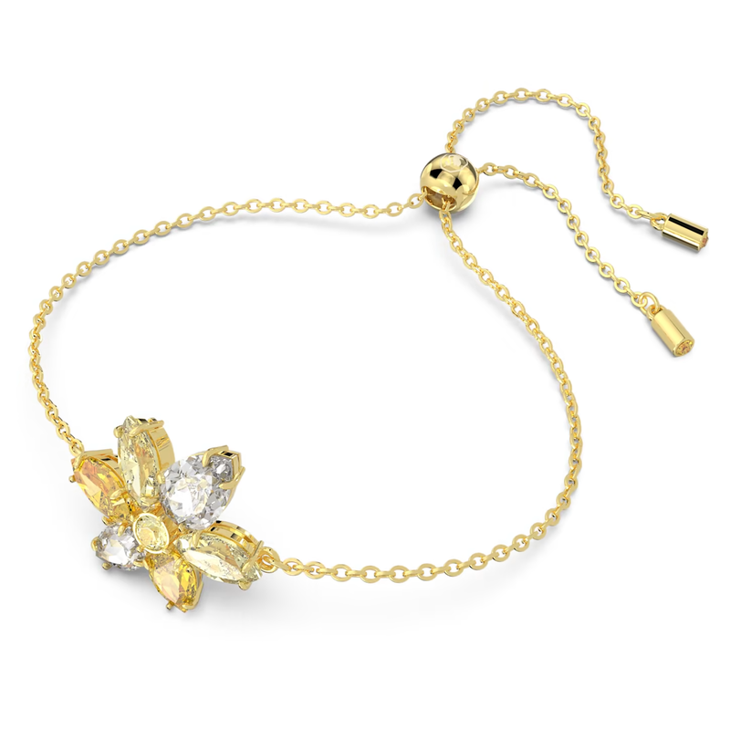 Swarovski Gema armband Bloem Goud/Geel 5652820