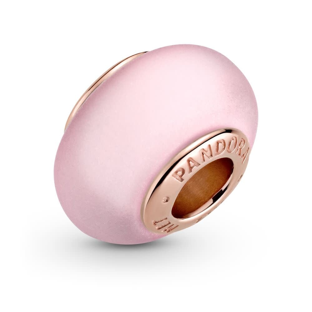 Pandora Matte Pink Murano Glass Charm 789421C00