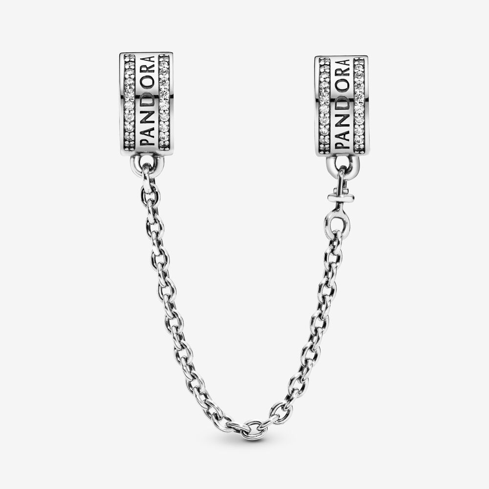 Pandora Pandora Logo Veiligheidsketting Clip 792057CZ