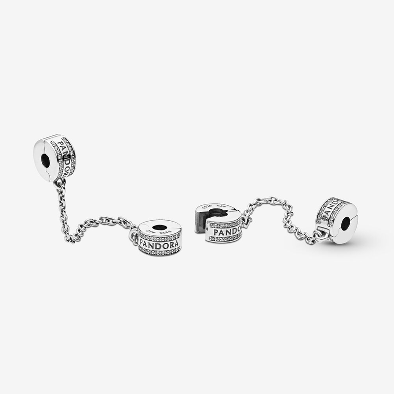 Pandora Pandora Logo Veiligheidsketting Clip 792057CZ