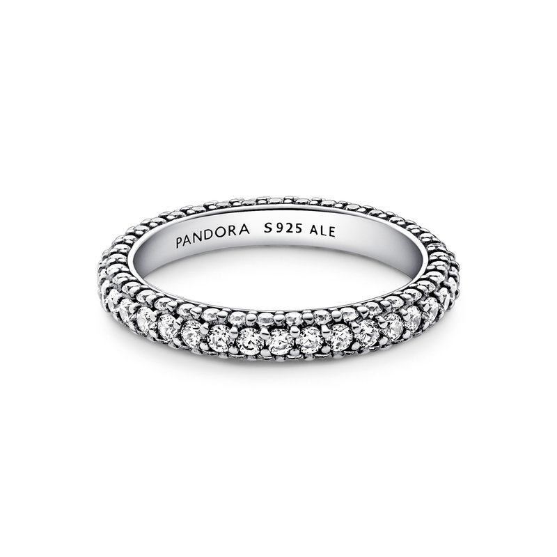 Pandora Pandora Timeless enkele rij pavé ring 192627C01