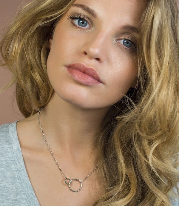 Zinzi Zilveren ketting - Verbonden Open Rondjes ZIC1278