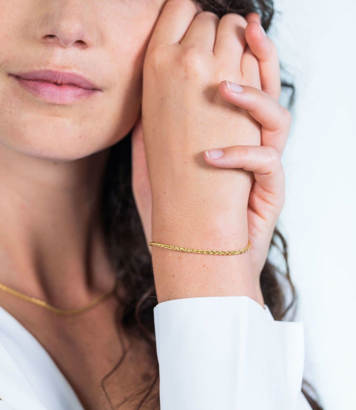 Zinzi Geel vergulde zilveren armband ZIA1931G