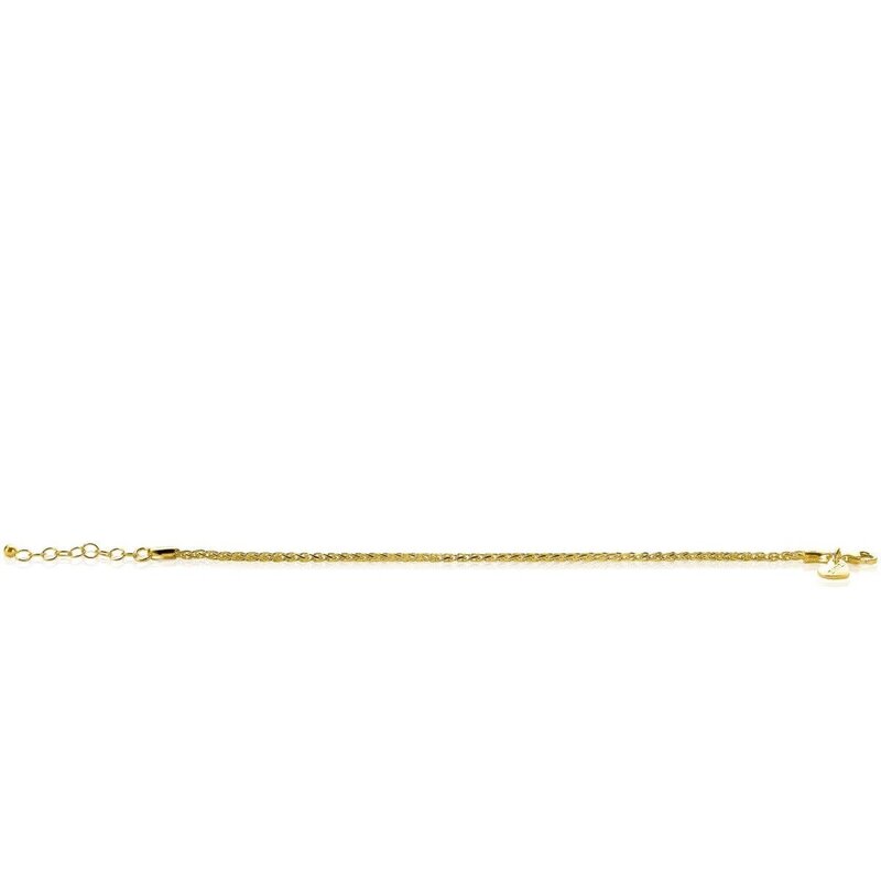 Zinzi Geel vergulde zilveren armband ZIA1931G