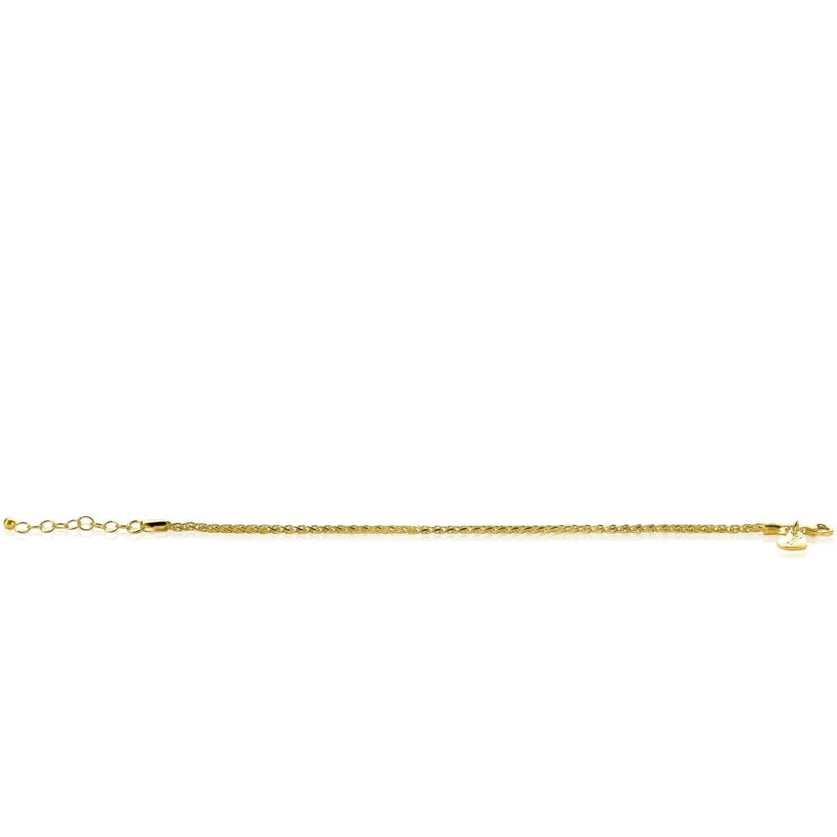 Zinzi Geel vergulde zilveren armband ZIA1931G