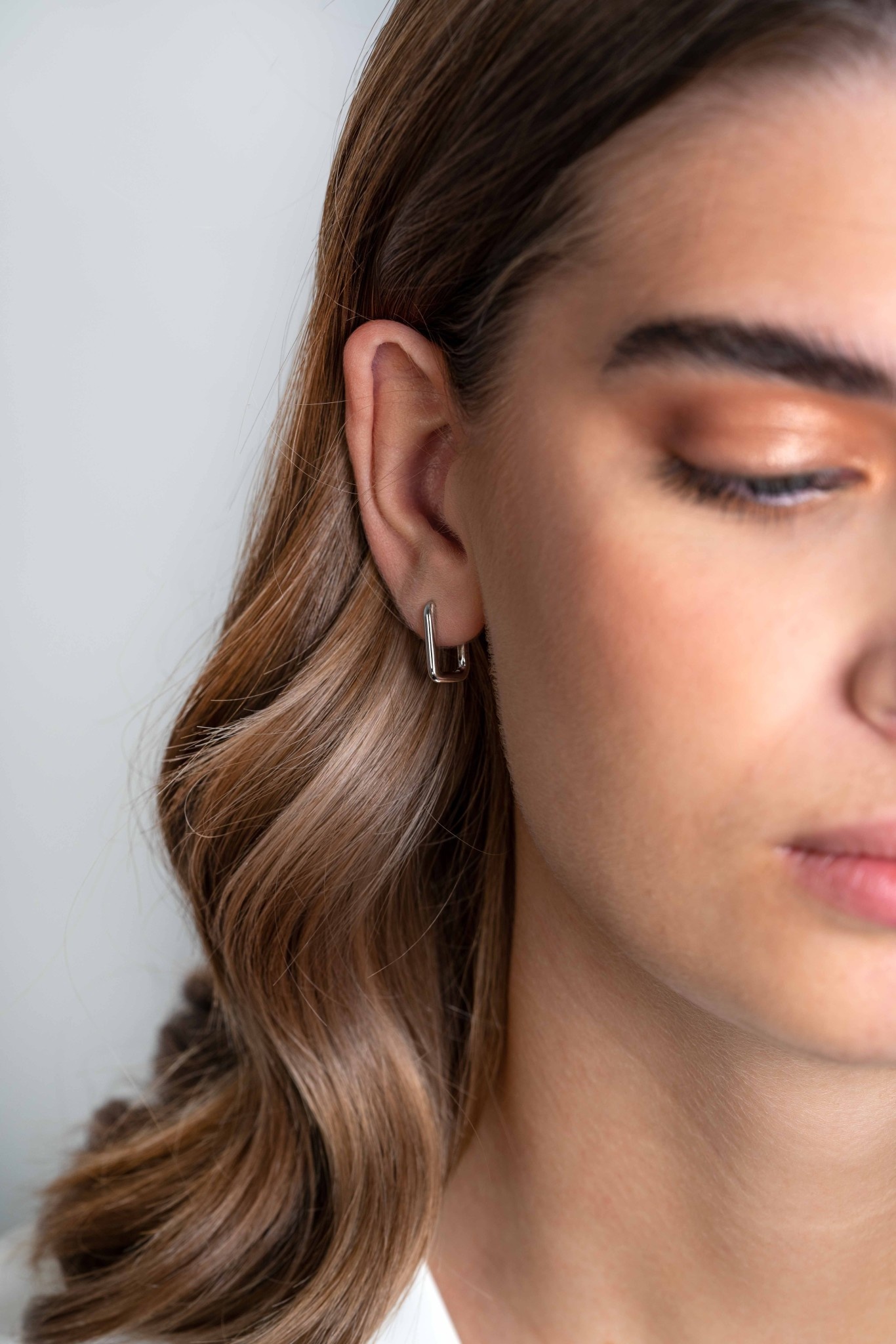 Zinzi Zilveren oorbellen - Rechthoek ZIO2221