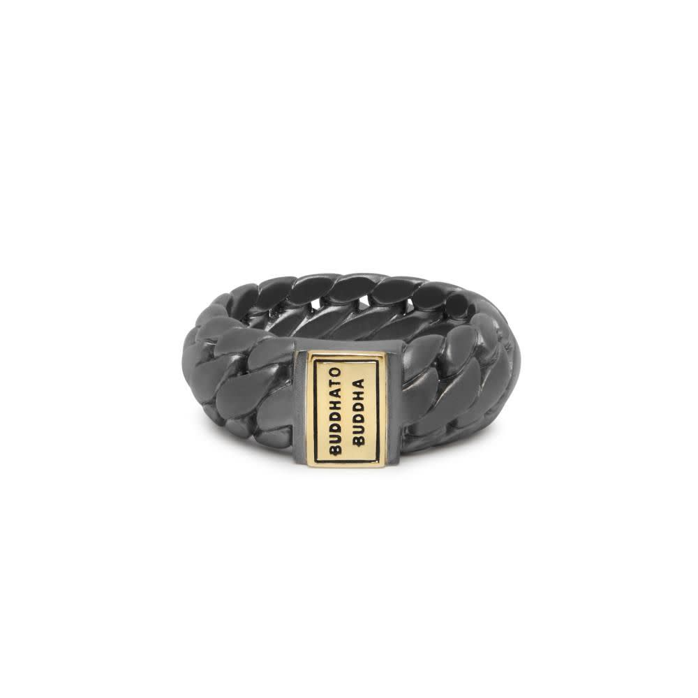 Buddha to Buddha Ben Small ring Black Rhodium Gold 542BRG