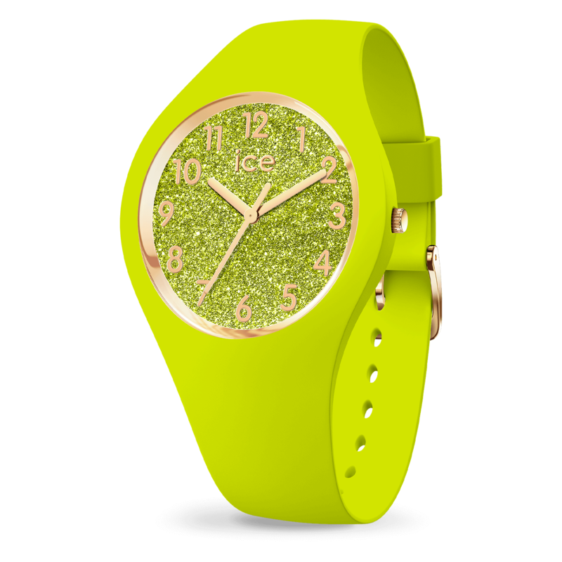 Ice-Watch ICE glitter dameshorloge - Neon Lime (S) IW021225