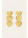 My Jewellery Oorknoppen Statement 3 harten - Goudkleurig MJ07366-1200