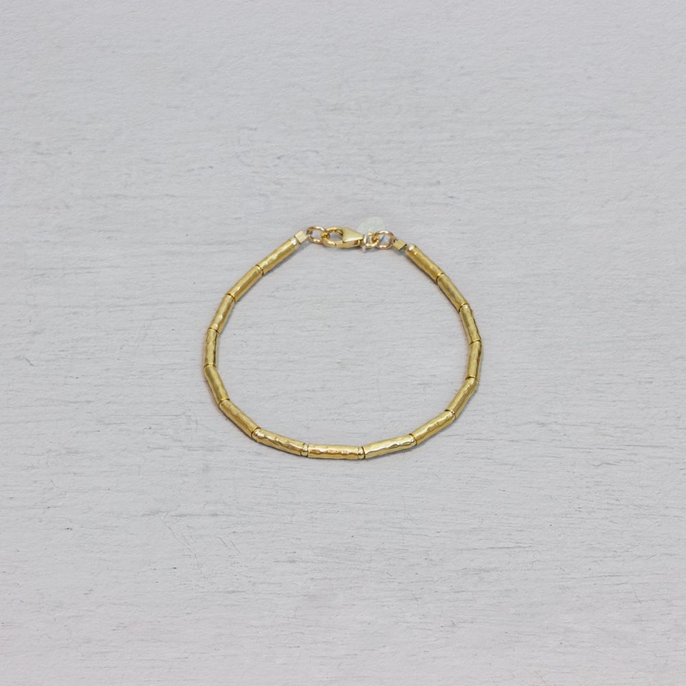 Jéh Jewels Touch of Gold armband - Buisjes strak goldfilled 21050