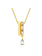 Swarovski Dextera ketting met hanger Verschillende slijpvormen Goud/Wit (38 - 43 cm) 5663333