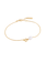 Ania Haie Pearl Power armband - Pearl Link Chain Verguld B043-01G