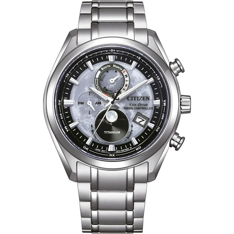 Citizen Super Titanium Radio Controlled Eco-Drive herenhorloge (cal. H874) BY1010-81H