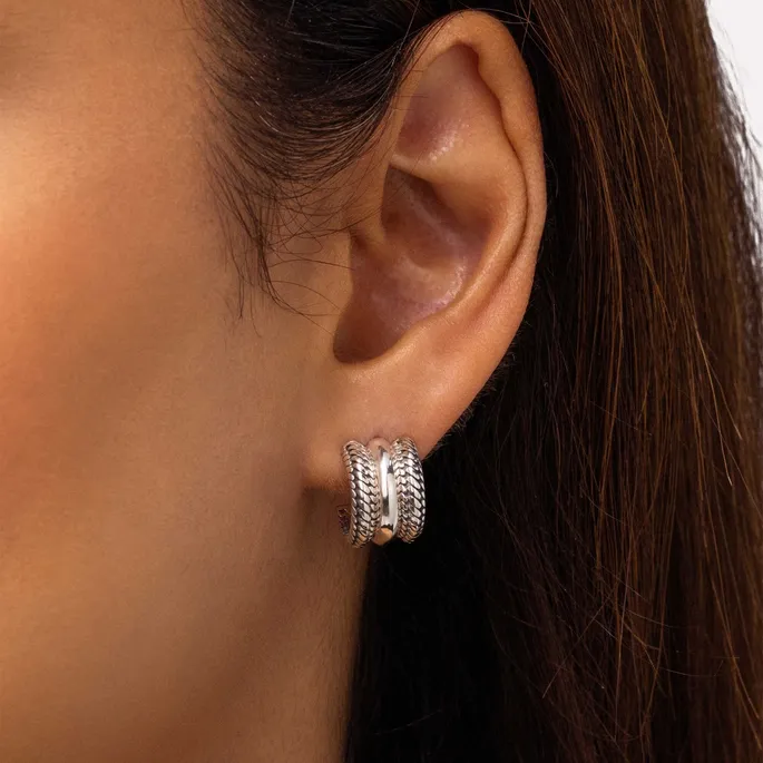 Buddha to Buddha Ben Triple Single Piece oorbel 430 one