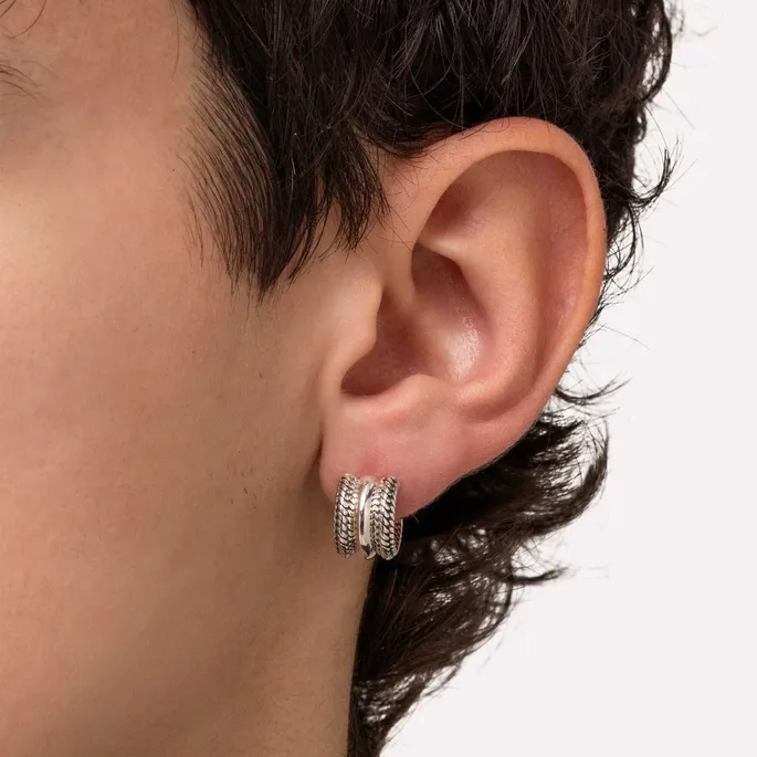 Buddha to Buddha Ben Triple Single Piece oorbel 430 one