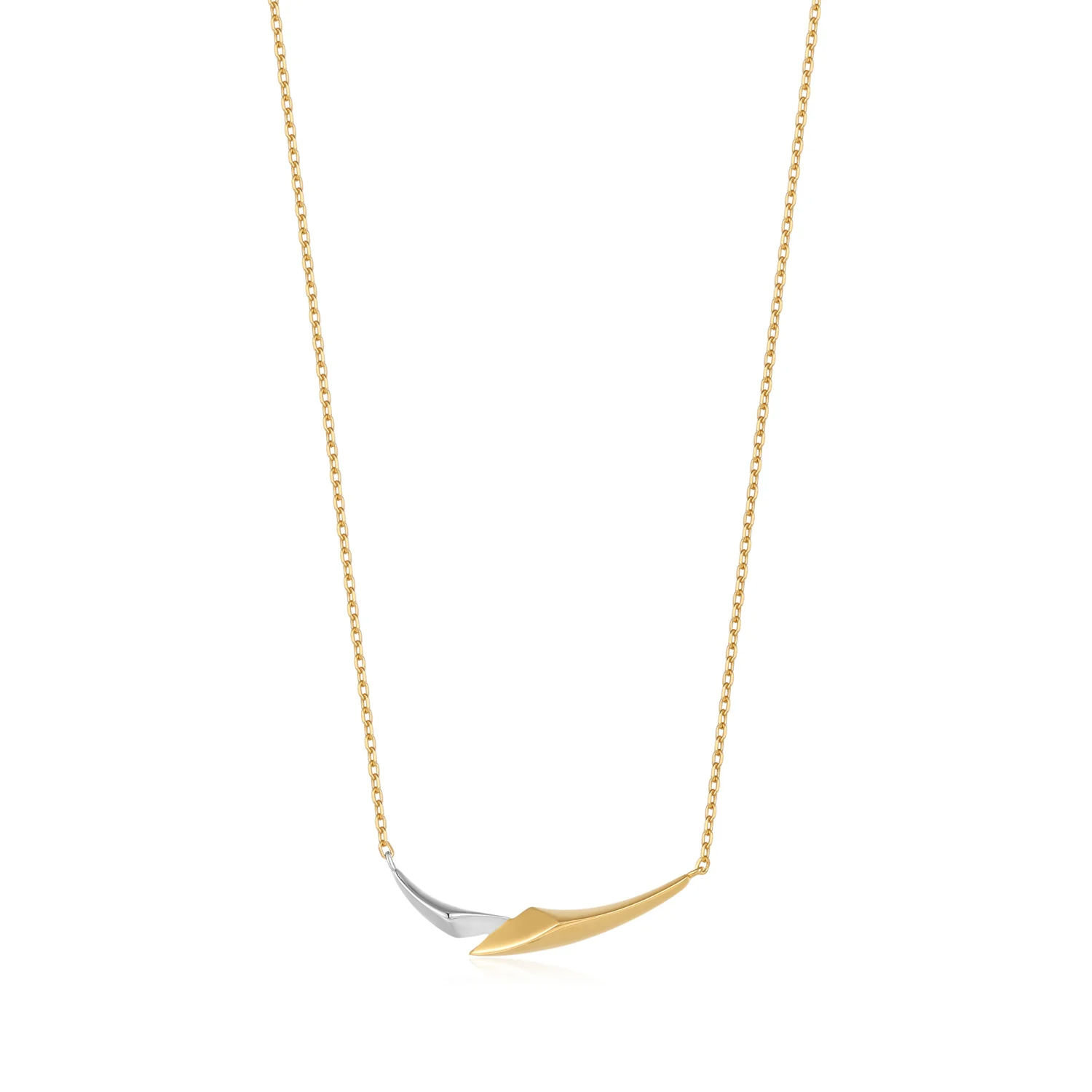 Ania Haie Tough Love ketting - Gold Arrow Chain Two Tone Niet gevonden N049-02T