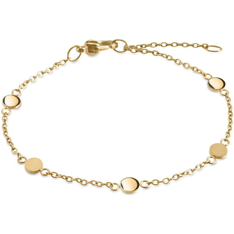 Boccia Goldplated titanium armband 03049-02