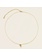 My Jewellery Ketting dubbel strass Hartje - Goudkleurig | MJ07080-1200