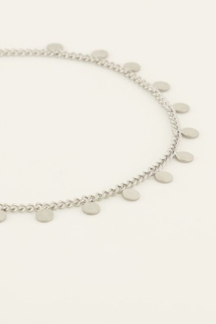 My Jewellery Ketting met rondjes - Zilver MJ08140-1500