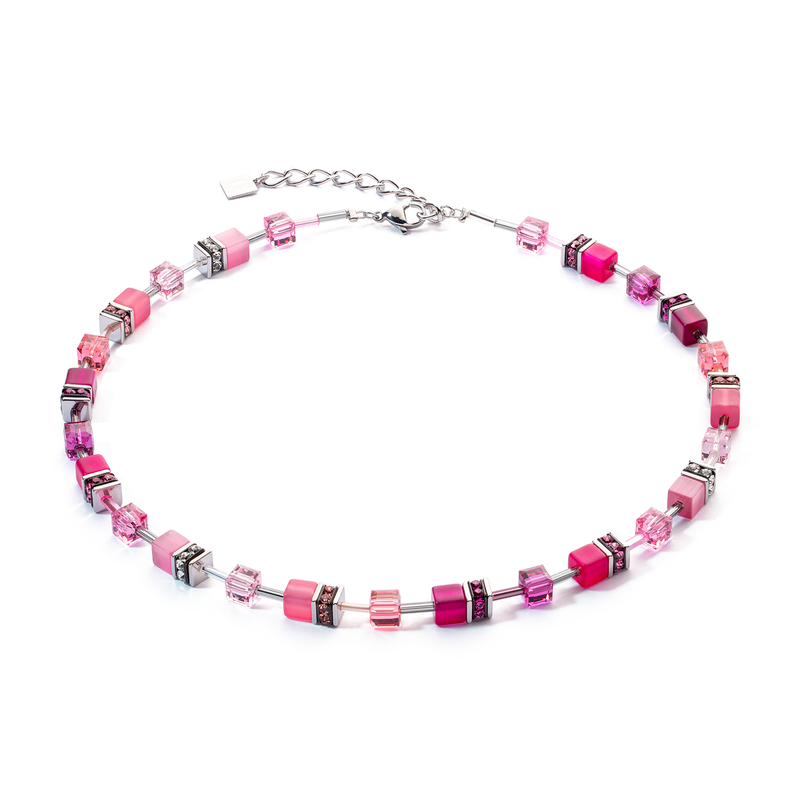 Coeur de Lion Collier - Silver-Magenta 2838/10-0422