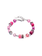 Coeur de Lion Armband - Silver-Magenta 2838/30-0422