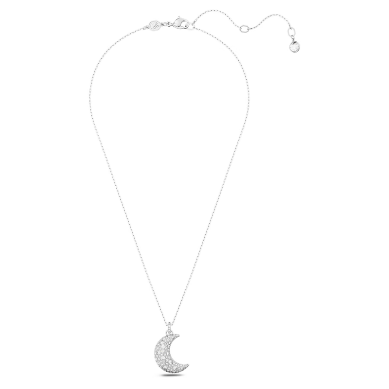 Swarovski Luna ketting met hanger Met maantje Zilver/Wit 5666181