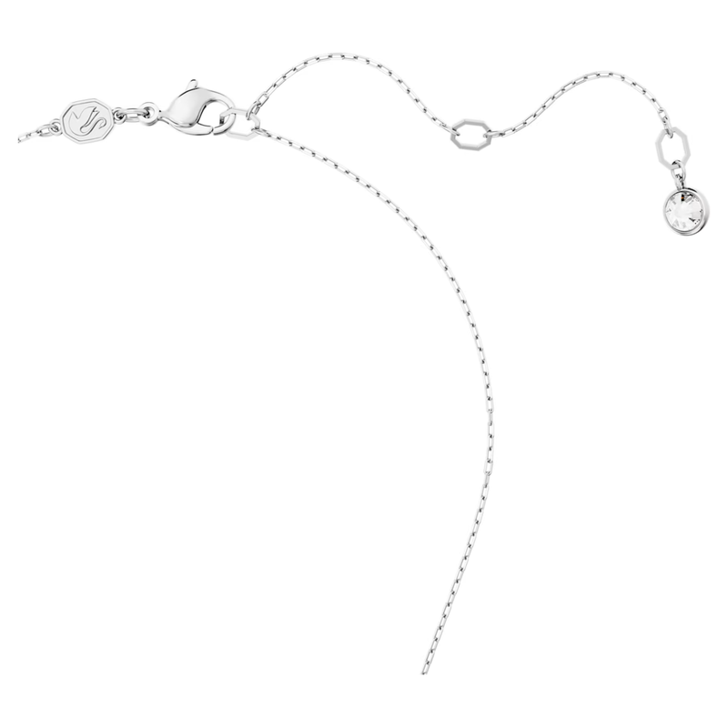 Swarovski Luna ketting met hanger Met maantje Zilver/Wit 5666181