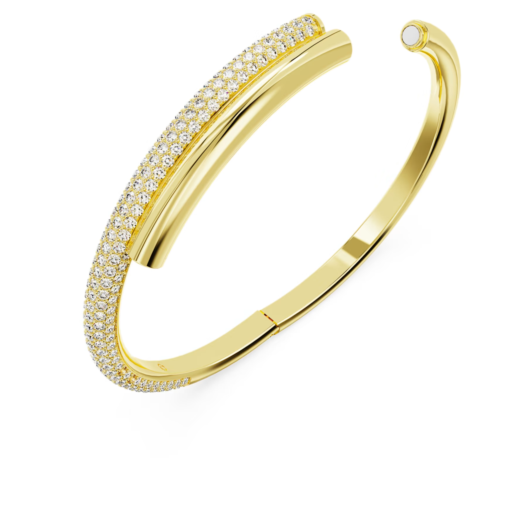 Swarovski Dextera armband Bangle  Goudkleurig/Wit (M) 5669498