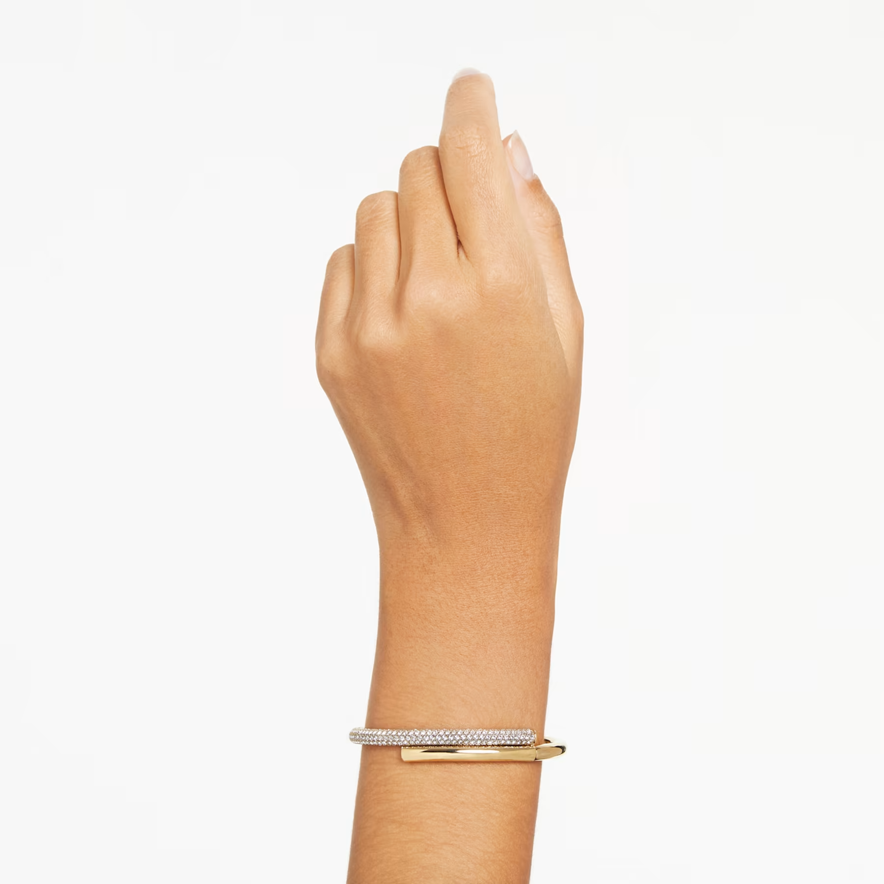 Swarovski Dextera armband Bangle  Goudkleurig/Wit (M) 5669498