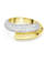 Swarovski Dextera ring Round Cut  Goudkleurig/Wit