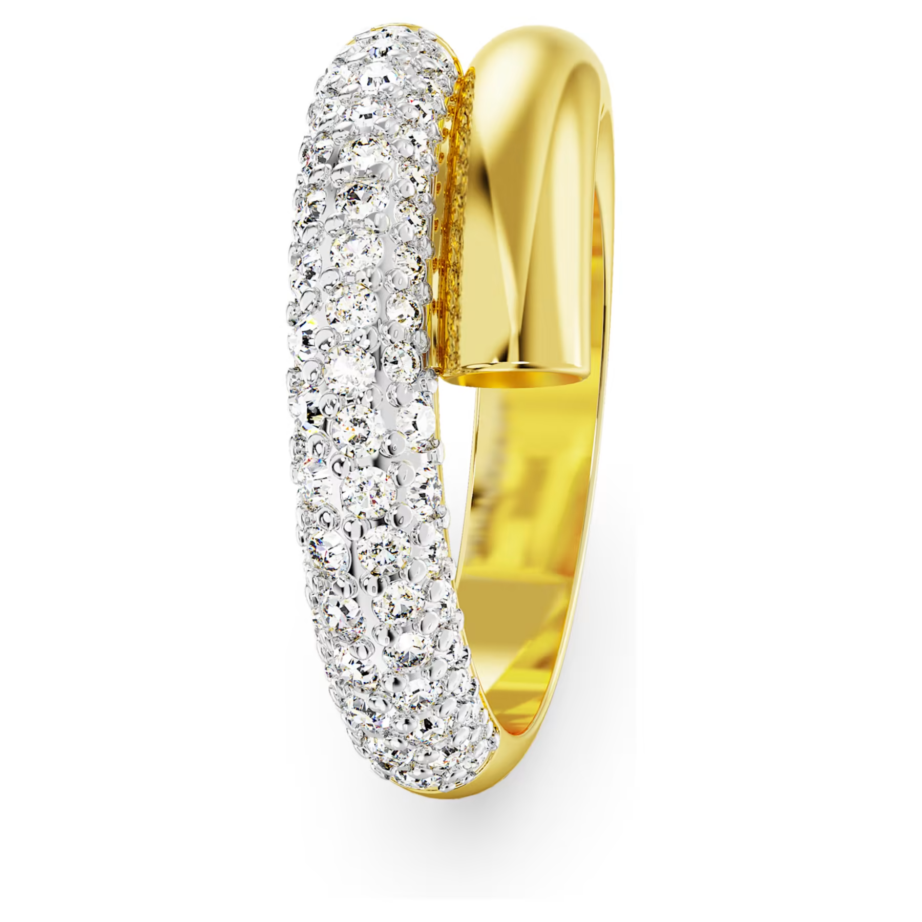 Swarovski Dextera ring Round Cut  Goudkleurig/Wit