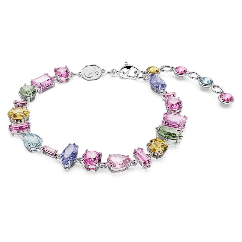 Swarovski Gema armband Verschillende slijpvormen Zilver/Multi 5656427