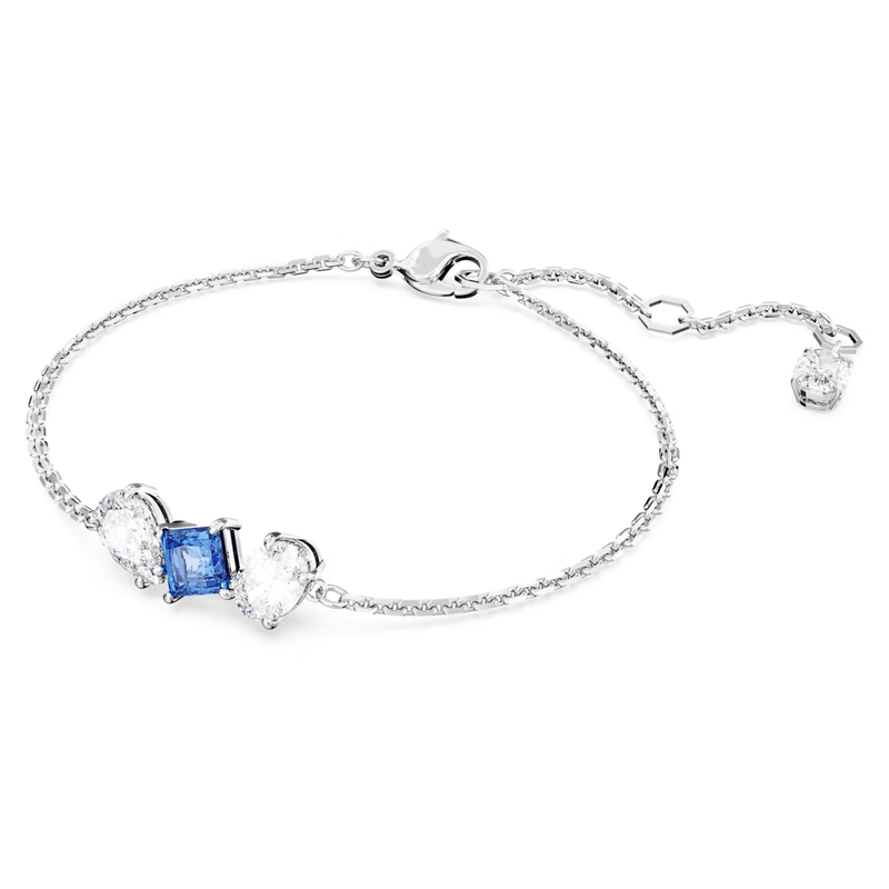 Swarovski Mesmera armband Verschillende slijpvormen Zilver/Blauw 5668359