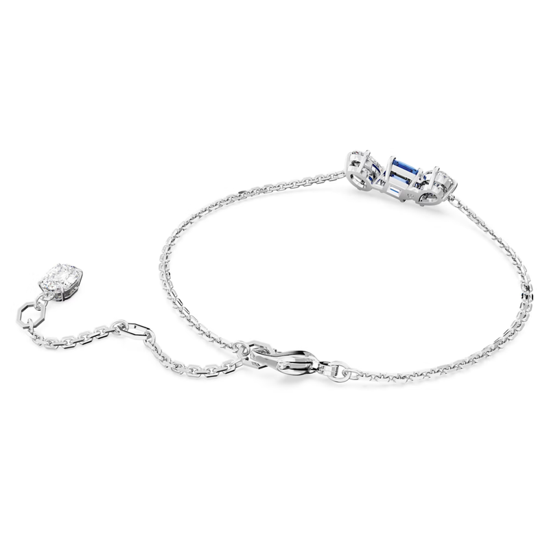 Swarovski Mesmera armband Verschillende slijpvormen Zilver/Blauw 5668359