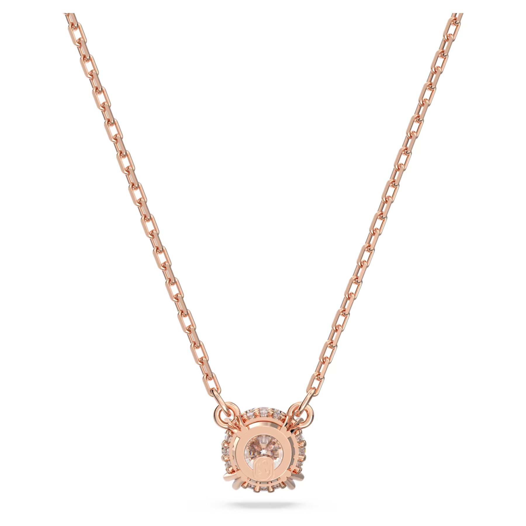 Swarovski Stilla ketting met hanger Ronde slijpvorm Rosé/Wit 5636710