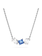 Swarovski Mesmera ketting met hanger Verschillende slijpvormen Zilver/Blauw 5668276