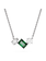 Swarovski Mesmera ketting met hanger Verschillende slijpvormen Zilver/Groen 5668278