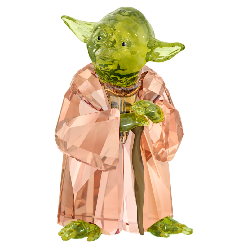 Swarovski Star Wars kristallen beeldje Master Yoda Bruin/Groen 5393456