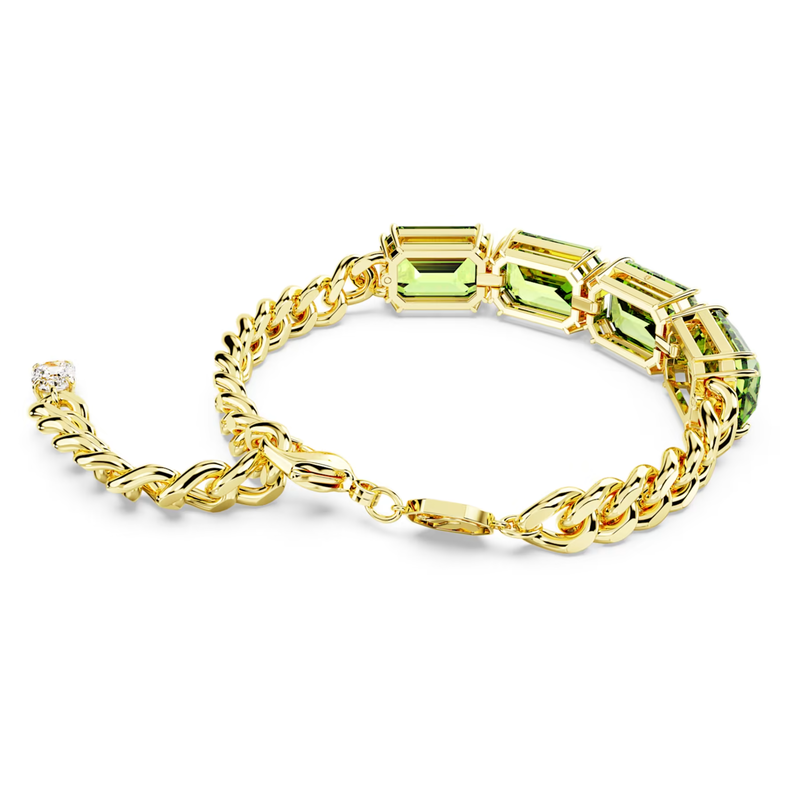 Swarovski Millenia armband Octagon Slijpvorm Goud/Groen 5671581