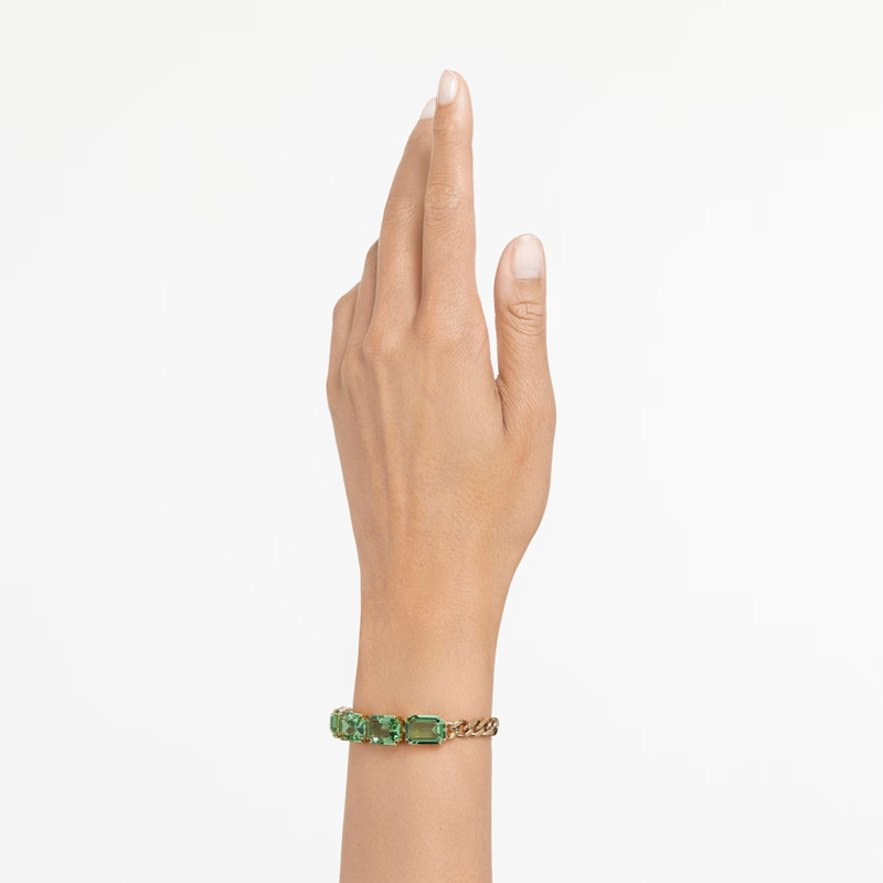 Swarovski Millenia armband Octagon Slijpvorm Goud/Groen 5671581
