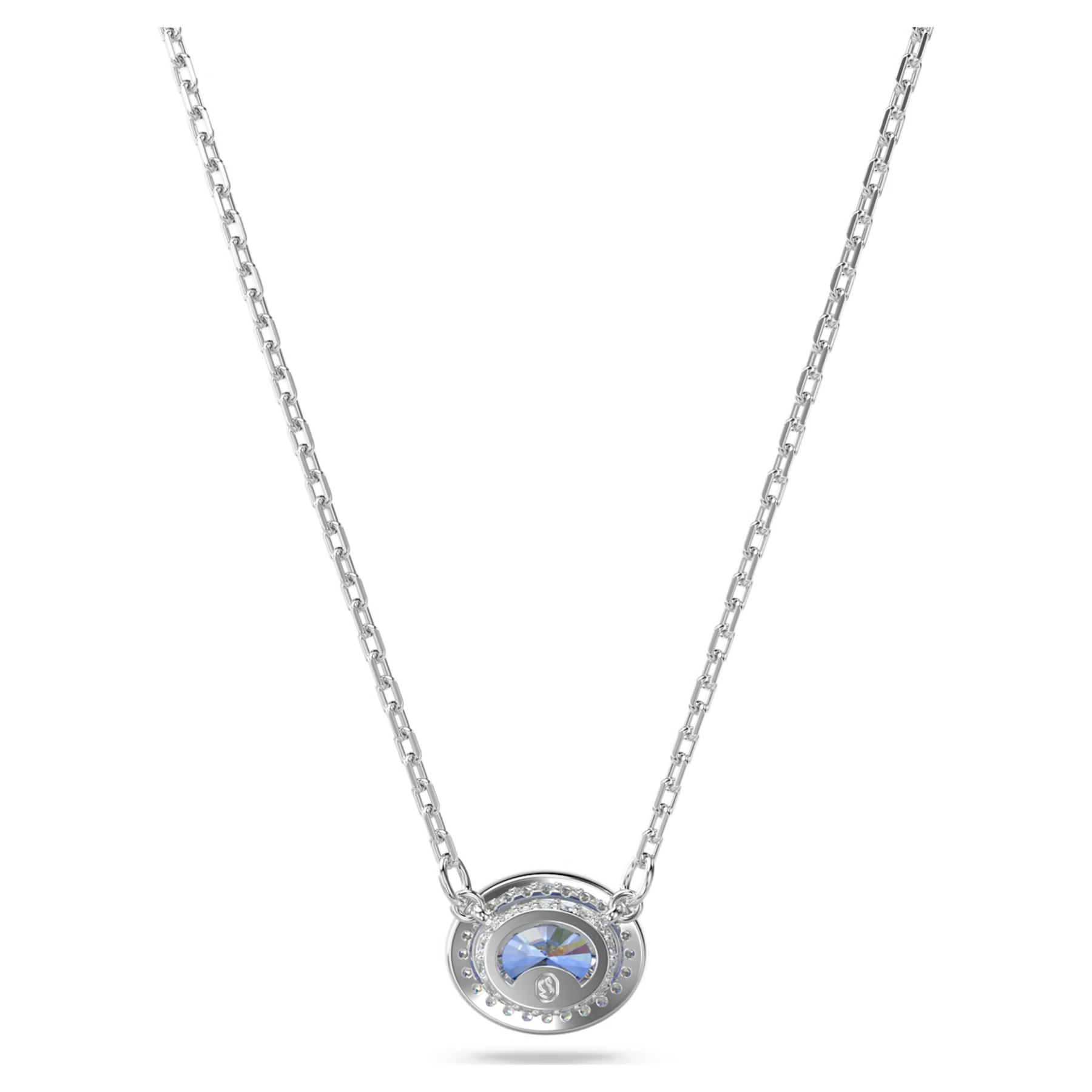 Swarovski Constella ketting met hanger Ovale slijpvorm Zilverkleurig/Blauw 5671809