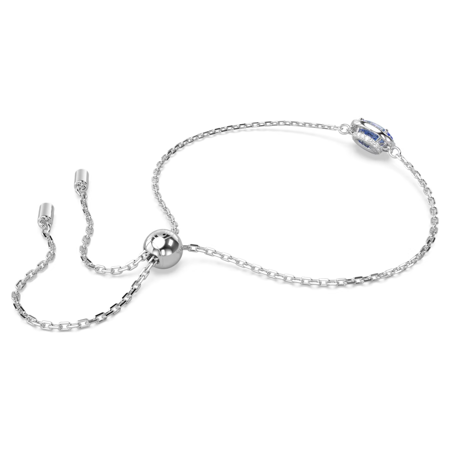 Swarovski Constella armband Ovale slijpvorm Zilverkleurig/Blauw 5671895