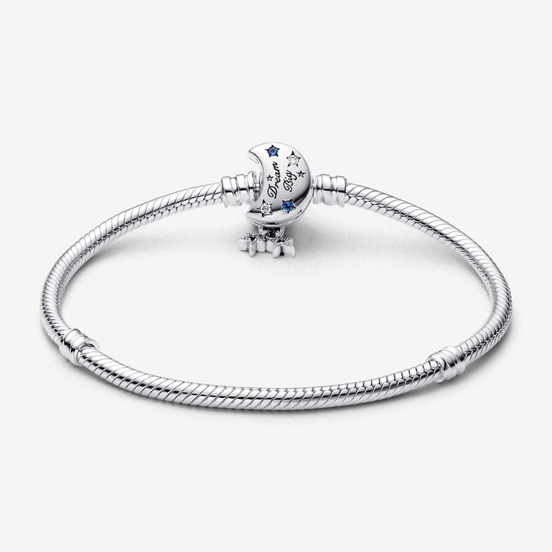 Pandora Pandora Moments Sprankelende Snake Chain Armband met Maansluiting 592819C01