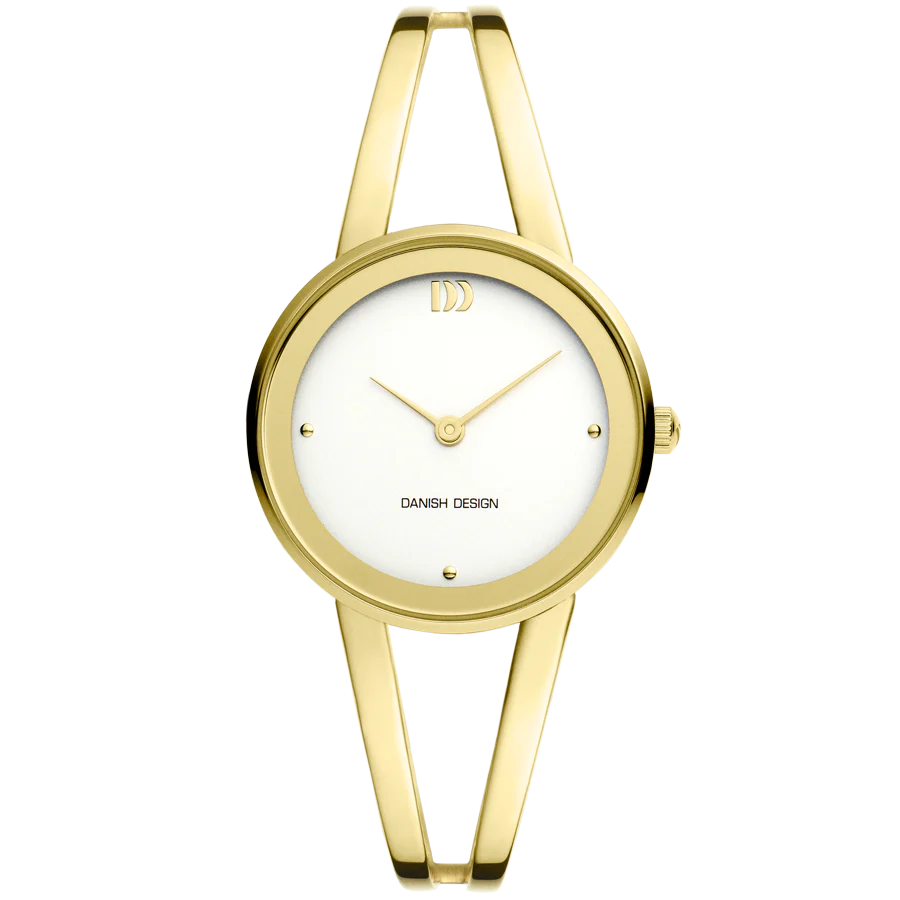 Danish Design Nostalgi 1988 dameshorloge Gold Bangle IV05Q1295