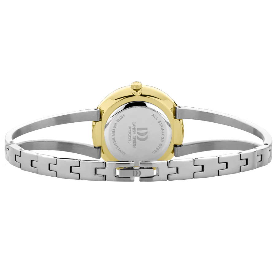 Danish Design Nostalgi 1988 dameshorloge Two-Tone Black Bangle IV73Q1295